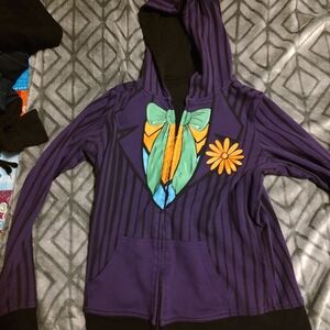 Reversible joker Harley Quinn hoodie